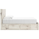  Size_King  -- Signature Design by Ashley Lawroy Panel Bed with Storage IMAGE 4