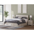  Size_King  -- Signature Design by Ashley Lawroy Panel Bed with Storage IMAGE 8