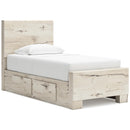  Size_Twin  -- Lawroy B2310B23 Twin Panel Bed with Storage IMAGE 1