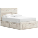  Size_Full  -- Lawroy B2310B24 Full Panel Storage Bed IMAGE 1
