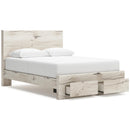  Size_Queen  -- Lawroy B2310B4 Queen Panel Storage Bed IMAGE 2
