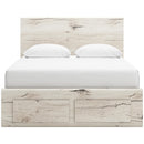  Size_Queen  -- Lawroy B2310B4 Queen Panel Storage Bed IMAGE 3
