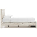  Size_Queen  -- Lawroy B2310B4 Queen Panel Storage Bed IMAGE 4