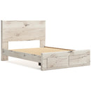  Size_Queen  -- Lawroy B2310B4 Queen Panel Storage Bed IMAGE 7