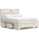  Size_Queen  -- Lawroy B2310B6 Queen Panel Bed with Storage IMAGE 2