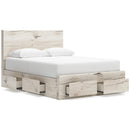  Size_Queen  -- Lawroy B2310B9 Queen Panel Storage Bed IMAGE 2