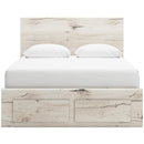  Size_Queen  -- Lawroy B2310B9 Queen Panel Storage Bed IMAGE 3