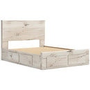 Size_Queen  -- Lawroy B2310B9 Queen Panel Storage Bed IMAGE 7