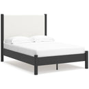  Size_Full  -- Signature Design by Ashley Cadmori Upholstered Panel Bed IMAGE 1