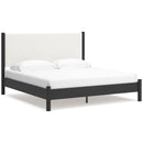  Size_King  -- Cadmori B2616B8 King Upholstered Panel Bed IMAGE 1
