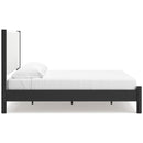  Size_King  -- Cadmori B2616B8 King Upholstered Panel Bed IMAGE 3