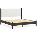 Size_King  -- Cadmori B2616B8 King Upholstered Panel Bed IMAGE 5