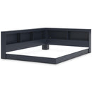  Size_Full  -- Simmenfort EB1528B4 Full Bookcase Storage Bed IMAGE 6