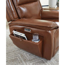 Signature Design by Ashley Healy Pier U1120413 Power Recliner with Adjustable Headrest IMAGE 7