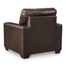  Manufacturer Color_Dark Brown  -- Signature Design by Ashley Santorine Stationary Leather Match Chair IMAGE 4