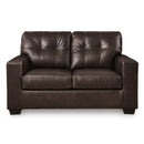  Manufacturer Color_Dark Brown  -- Signature Design by Ashley Santorine Stationary Leather Match Loveseat IMAGE 2
