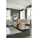  Manufacturer Color_Sand -- Signature Design by Ashley SimpleJoy Stationary Fabric Sofa IMAGE 10
