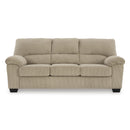  Manufacturer Color_Sand -- Signature Design by Ashley SimpleJoy Stationary Fabric Sofa IMAGE 2