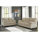  Manufacturer Color_Sand -- Signature Design by Ashley SimpleJoy Stationary Fabric Sofa IMAGE 6