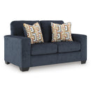  Manufacturer Color_Ink  -- Signature Design by Ashley Aviemore Stationary Fabric Loveseat IMAGE 1
