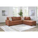  Manufacturer Color_Spice  -- Aviemore 24304S2 2 pc Sectional with Chaise IMAGE 3