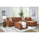  Manufacturer Color_Spice  -- Aviemore 24304S2 2 pc Sectional with Chaise IMAGE 9