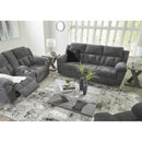  Manufacturer Color_Graphite  -- Signature Design by Ashley Frohn Reclining Fabric Sofa IMAGE 8