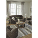 Manufacturer Color_Chocolate  -- Frohn 3740794 Double Reclining Loveseat with Console IMAGE 11