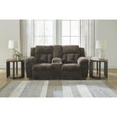  Manufacturer Color_Chocolate  -- Frohn 3740794 Double Reclining Loveseat with Console IMAGE 6