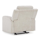 Manufacturer Color_Stone  -- Signature Design by Ashley Danum Fabric Recliner with Wall Recline IMAGE 6