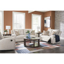  Manufacturer Color_Stone  -- Signature Design by Ashley Danum Fabric Recliner with Wall Recline IMAGE 9