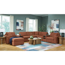  Manufacturer Color_Spice  -- Signature Design by Ashley Modmax Fabric 8 pc Sectional IMAGE 4
