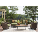  Signature Design by Ashley Horizon Hall P572-838 Sofa with Cushion IMAGE 9