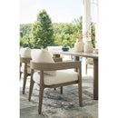  Signature Design by Ashley Serene Bay P671-625 Rectangular Dining Table with Umbrella Option IMAGE 17