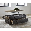  Signature Design by Ashley Drazmine T734-20 Lift Top Cocktail Table IMAGE 7