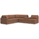  Manufacturer Color_Spice  -- Signature Design by Ashley Modmax Fabric 6 pc Sectional IMAGE 1