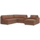  Manufacturer Color_Spice  -- Signature Design by Ashley Modmax Fabric 6 pc Sectional IMAGE 1