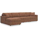  Manufacturer Color_Spice  -- Signature Design by Ashley Modmax Fabric 4 pc Sectional IMAGE 1