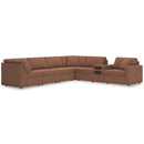  Manufacturer Color_Spice  -- Signature Design by Ashley Modmax Fabric 7 pc Sectional IMAGE 1