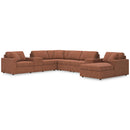  Manufacturer Color_Spice  -- Signature Design by Ashley Modmax Fabric 8 pc Sectional IMAGE 1