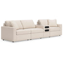  Manufacturer Color_Oyster  -- Modmax 92103S28 4 pc Sectional with Audio Console IMAGE 1