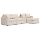  Manufacturer Color_Oyster  -- Modmax 92103S40 4 pc Sectional with Chaise and Storage Console IMAGE 1