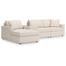  Manufacturer Color_Oyster  -- Modmax 92103S41 4 pc Sectional with Chaise and Storage Console IMAGE 1