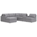  Manufacturer Color_Granite  -- Modmax 92104S21 6 pc Sectional with Chaise and Storage Console IMAGE 1