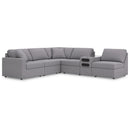  Manufacturer Color_Granite  -- Modmax 92104S23 6 pc Sectional with Audio Console IMAGE 1
