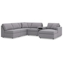  Manufacturer Color_Granite  -- Modmax 92104S25 6 pc Sectional with Chaise and Audio Console IMAGE 1