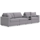  Manufacturer Color_Granite  -- Modmax 92104S28 4 pc Sectional with Audio Console IMAGE 1