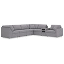  Manufacturer Color_Granite  -- Modmax 92104S34 7 pc Sectional with Audio Console IMAGE 1