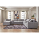  Manufacturer Color_Granite  -- Modmax 92104S43 8 pc Sectional with Chaise and Storage Consoles IMAGE 2
