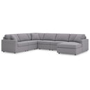  Manufacturer Color_Granite  -- Modmax 92104S46 6 pc Sectional with Chaise IMAGE 1